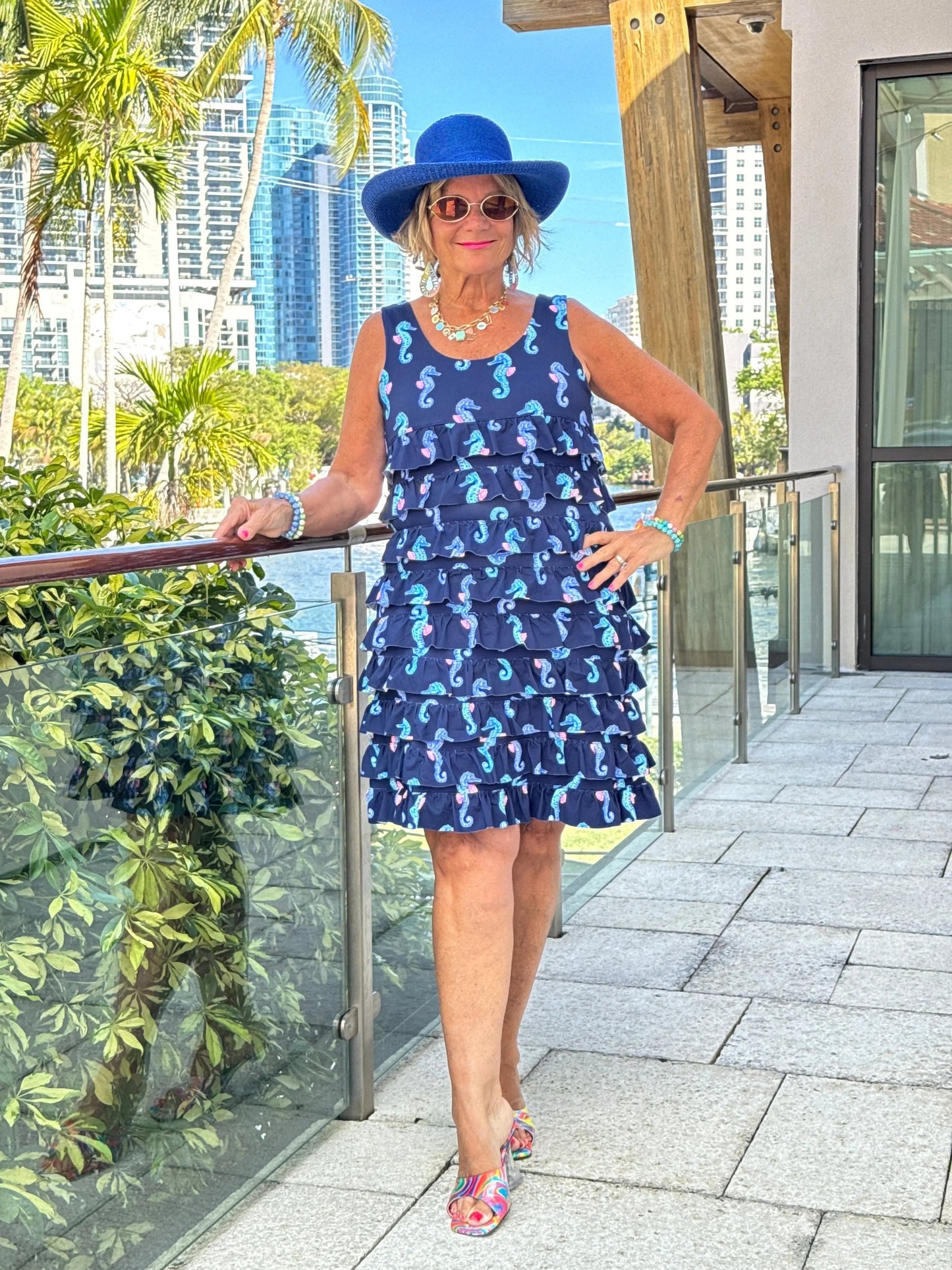 LULU B MIDNIGHT REEF CHA CHA DRESS