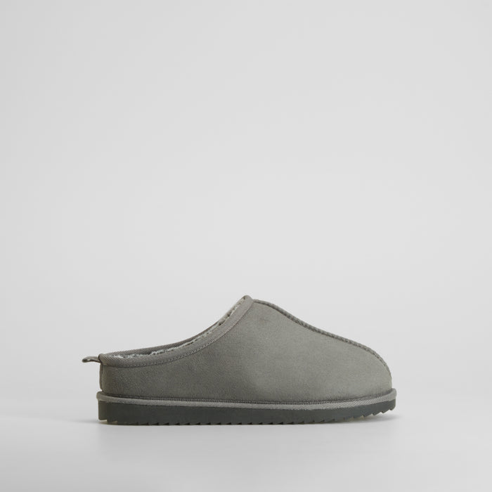 Zapatilla de casa destalonada gris OLYNE