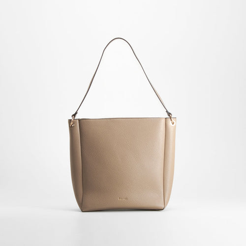 Bolso shopper hombro beige PICCOLA PIU