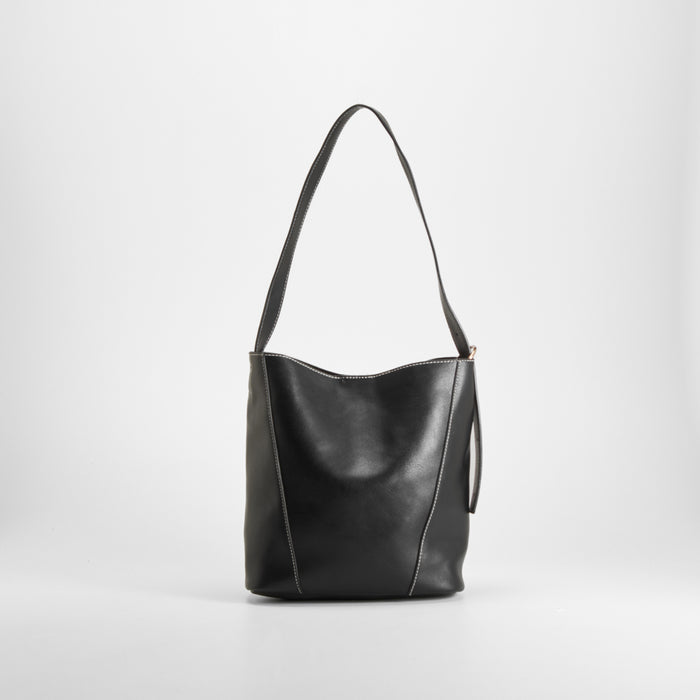 Bolso hombro elegante negro PICCOLA PIU