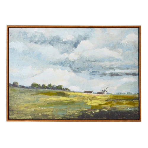 27.5" Landscape Canvas Framed Wall Art