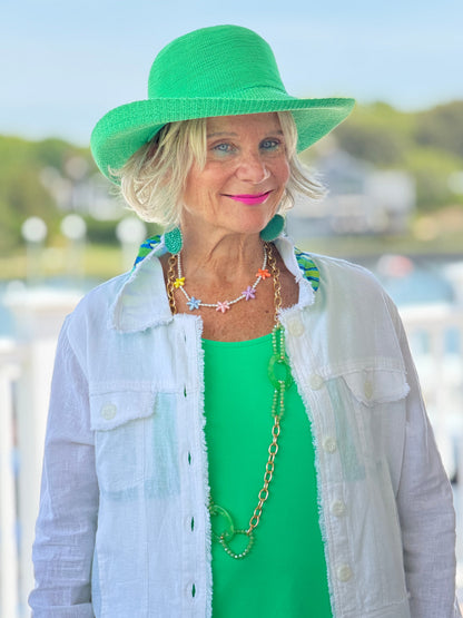 Lulu B Coastal Green Hat