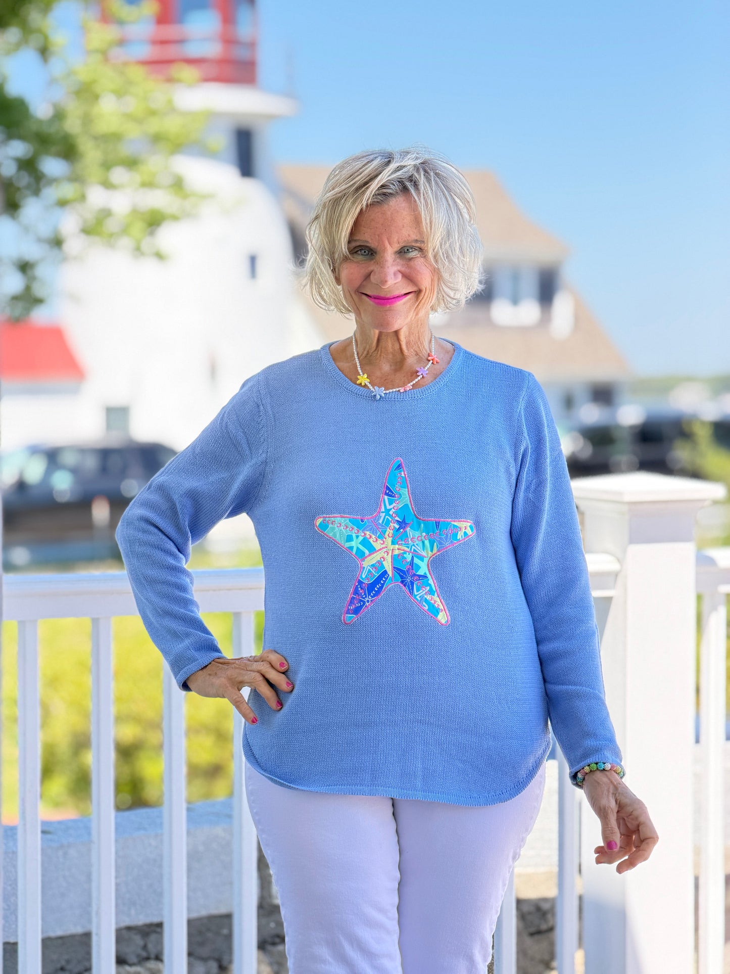 BEACH CLUB PERRI STARFISH SWEATER