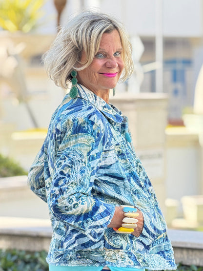 Ethyl Casual Charm Jacket - Pistac