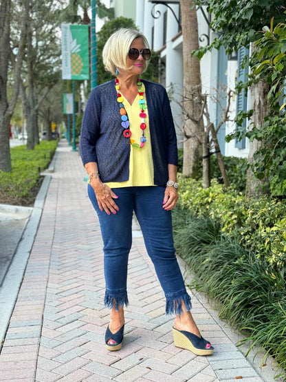 LULU-B HUNTER NAVY WRAP