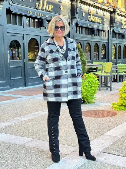 Ethyl The Long Black Lean Flair Jean -