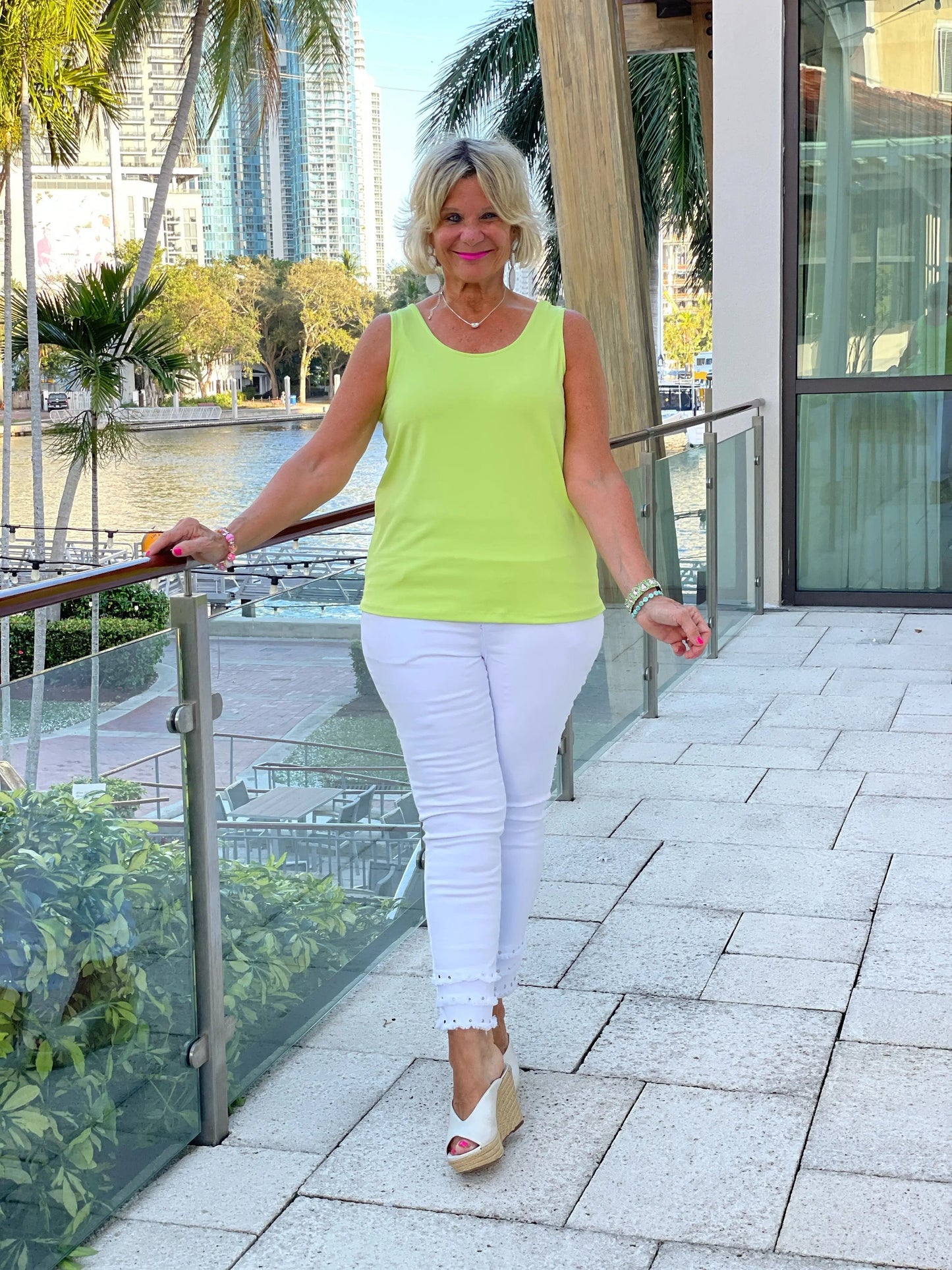 LULU-B KEY LIME SPANK TANK
