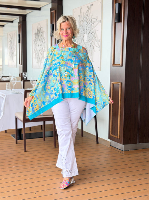 AQUA MARINE SEVEN WAY SCARF