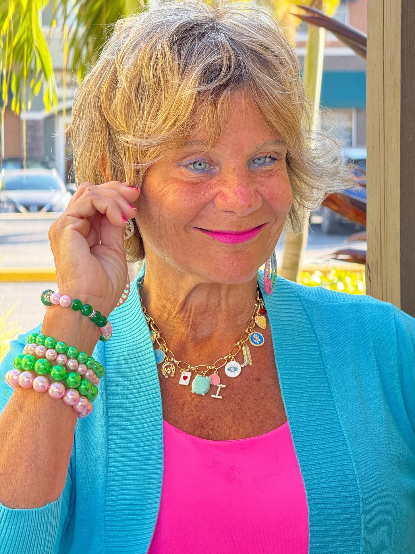 LULU-B PEYTON AQUA WRAP