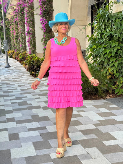 HOT PINK CHA CHA DRESS