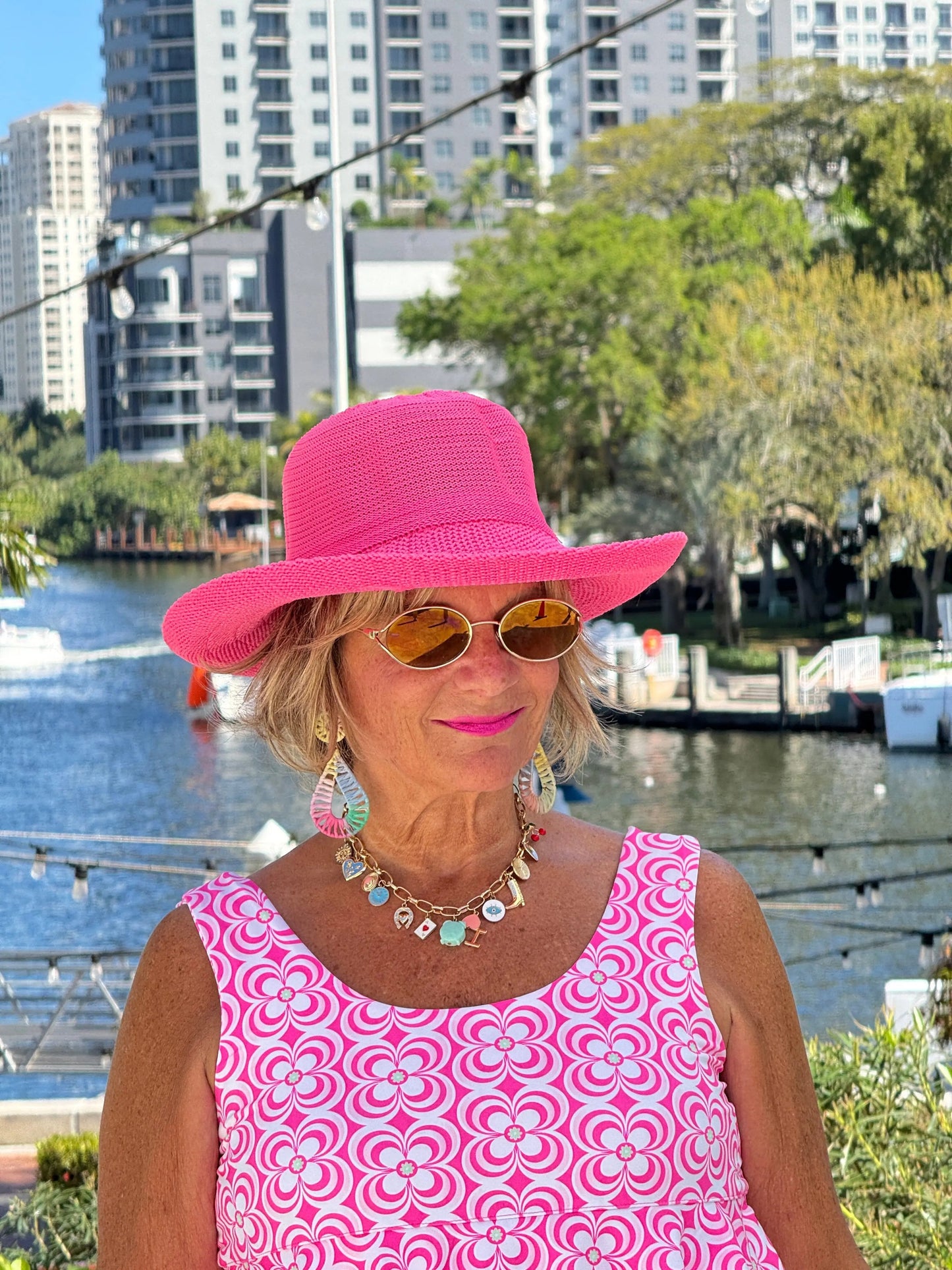 LULU B TROPIC PETALS CHA CHA TANK