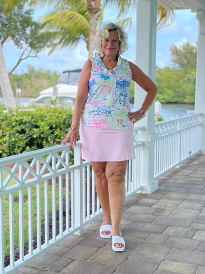 FROSTED PINK SKORT