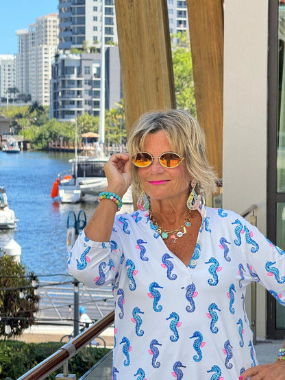 LULU B SHORELINE CHARM TUNIC