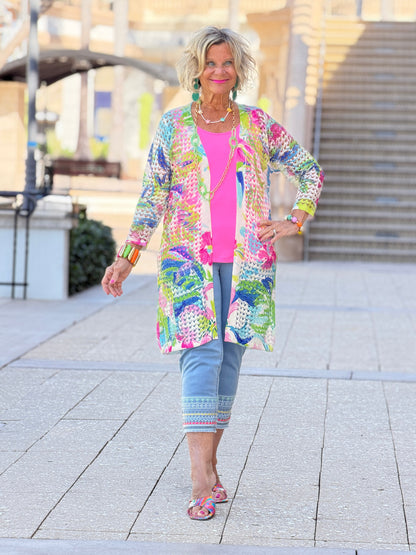 Ethyl Open Knit Cardigan - New Dream