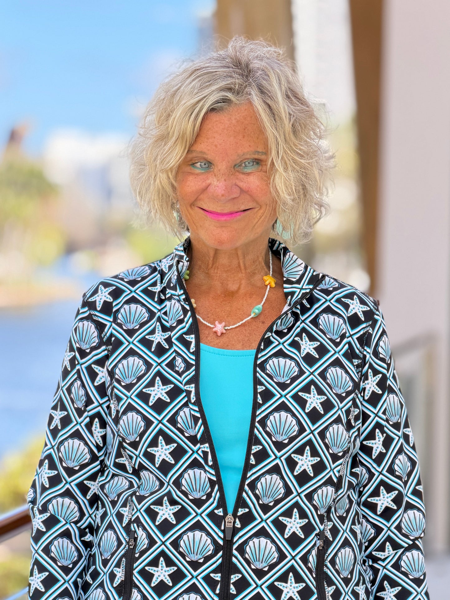 LULU B OCEAN TREASURES FULL ZIPPER