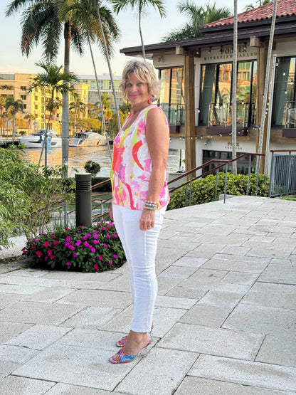 ETHYL PINK WATERCOLOR TANK
