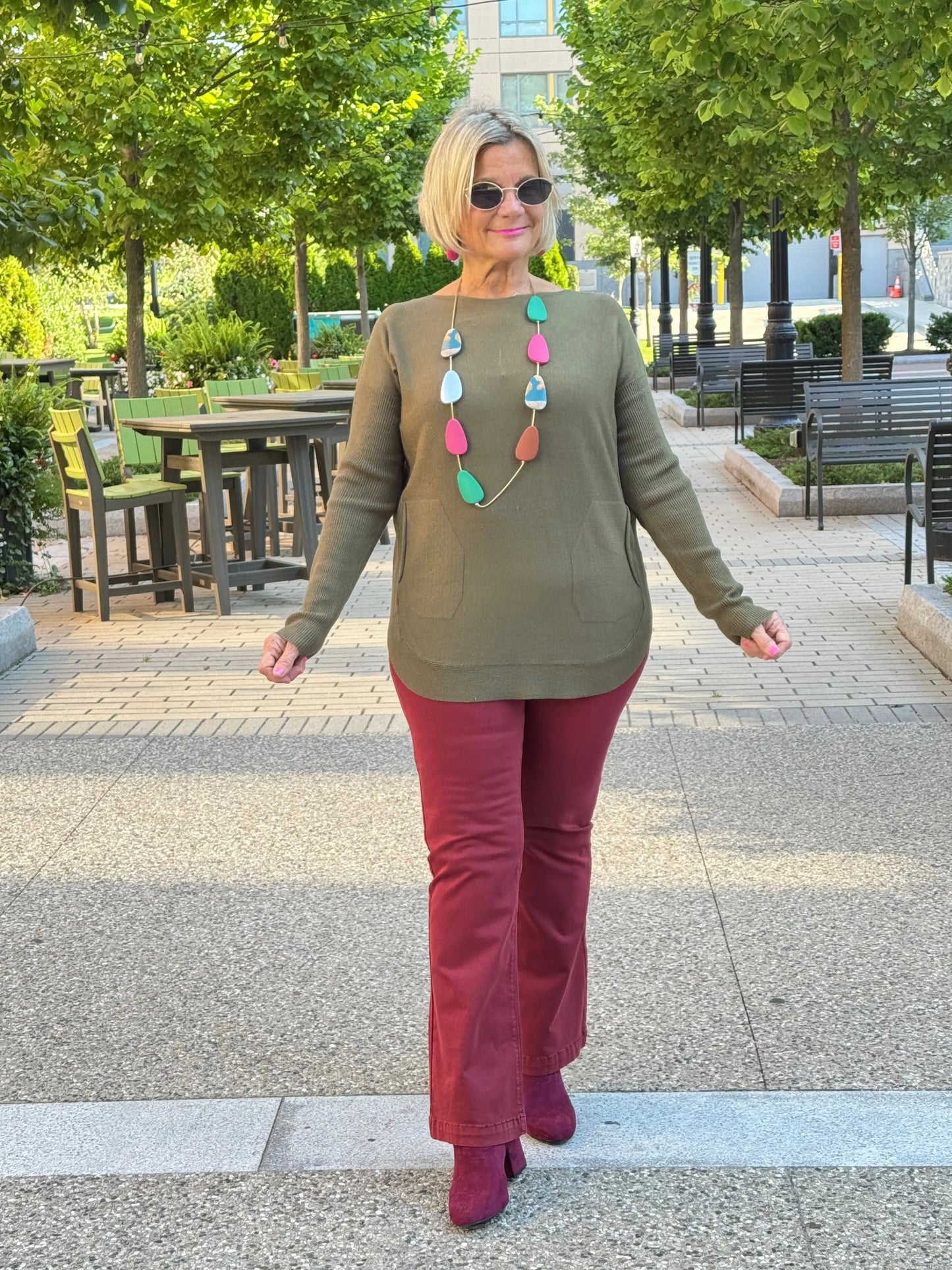 Ethyl Soft Pocket Sweater - Foster