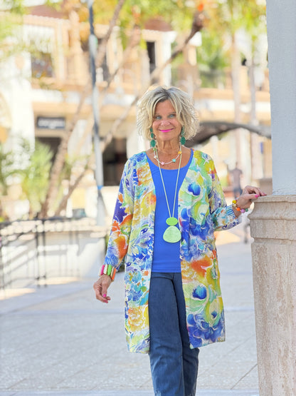 Ethyl Classic Long Length Cardi - Soulful