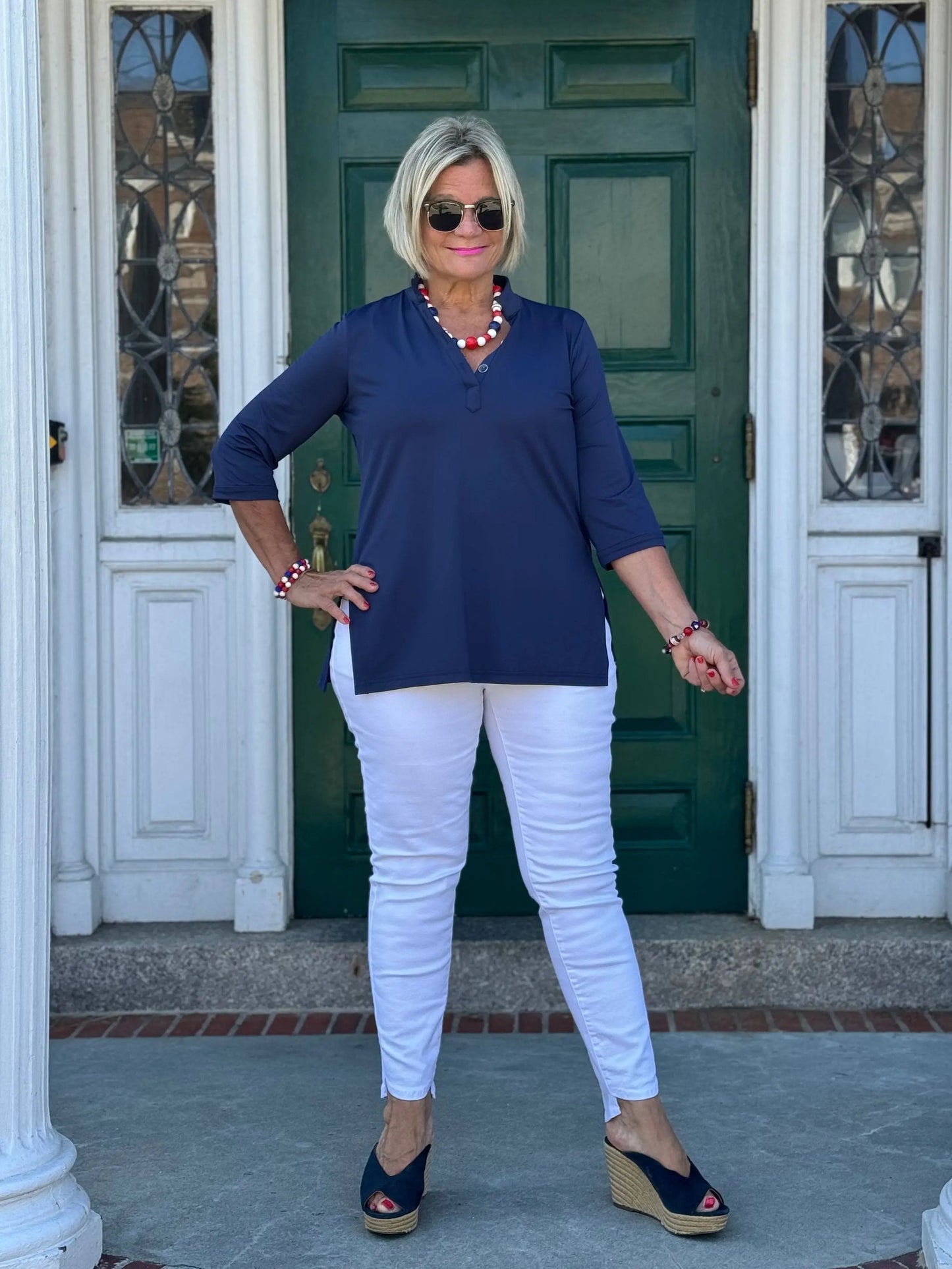LULU-B NAVY TUNIC