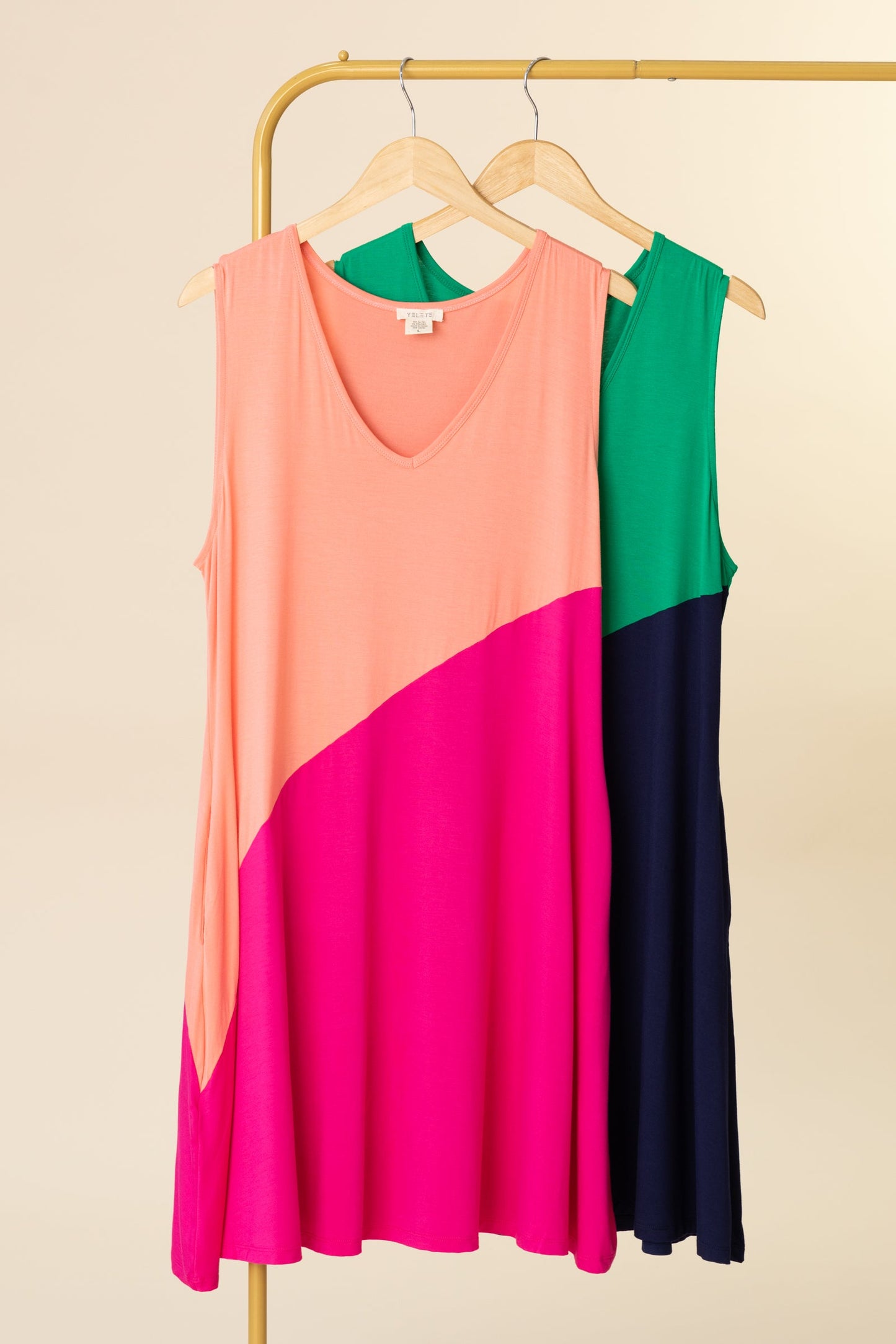 Colorblock Knit Dress