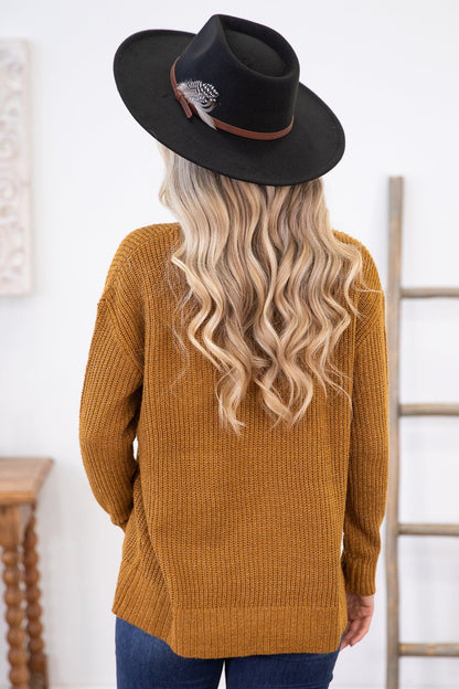 Copper Crew Neck Sweater