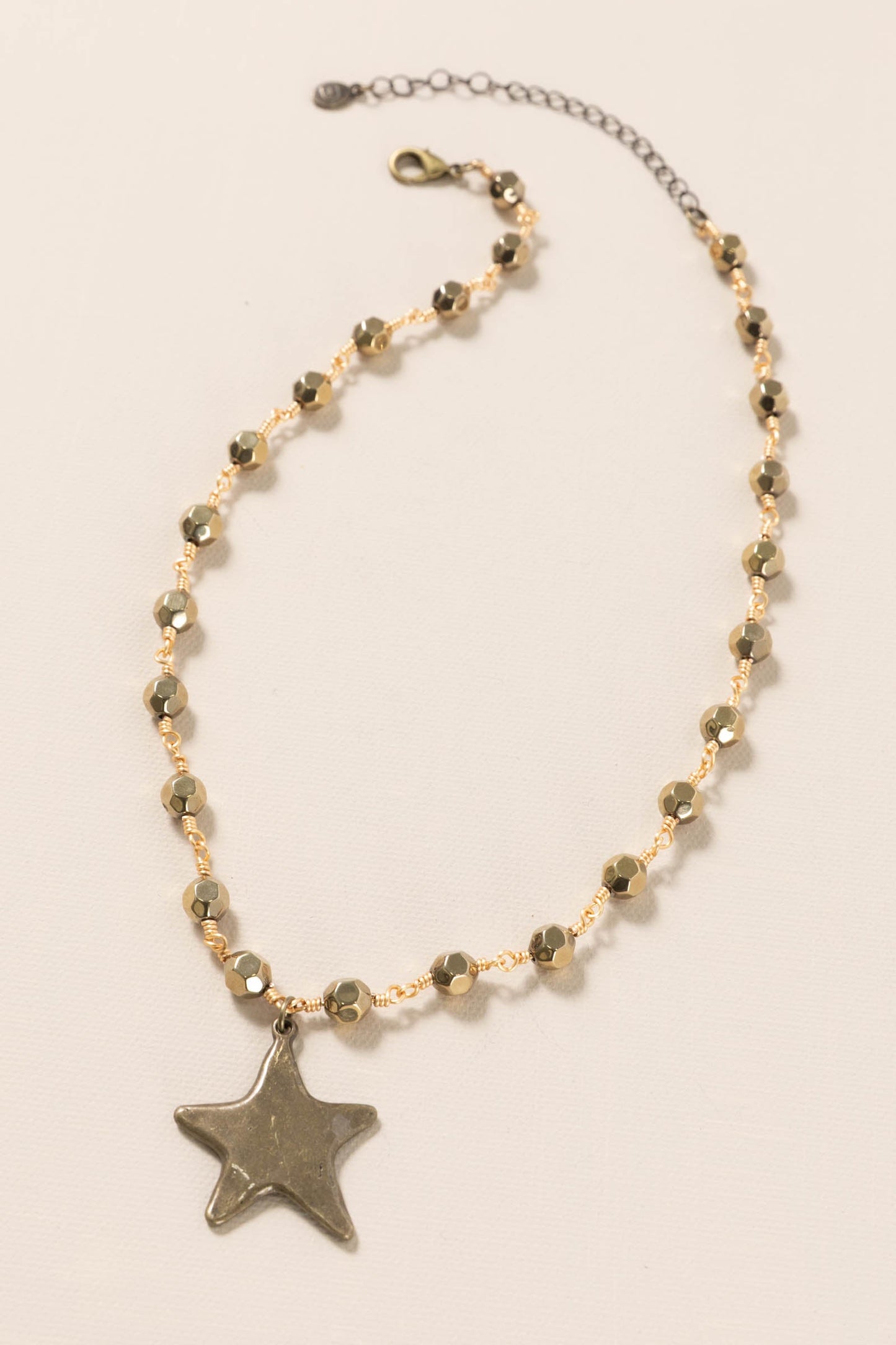 Bronze Star Pendant Necklace