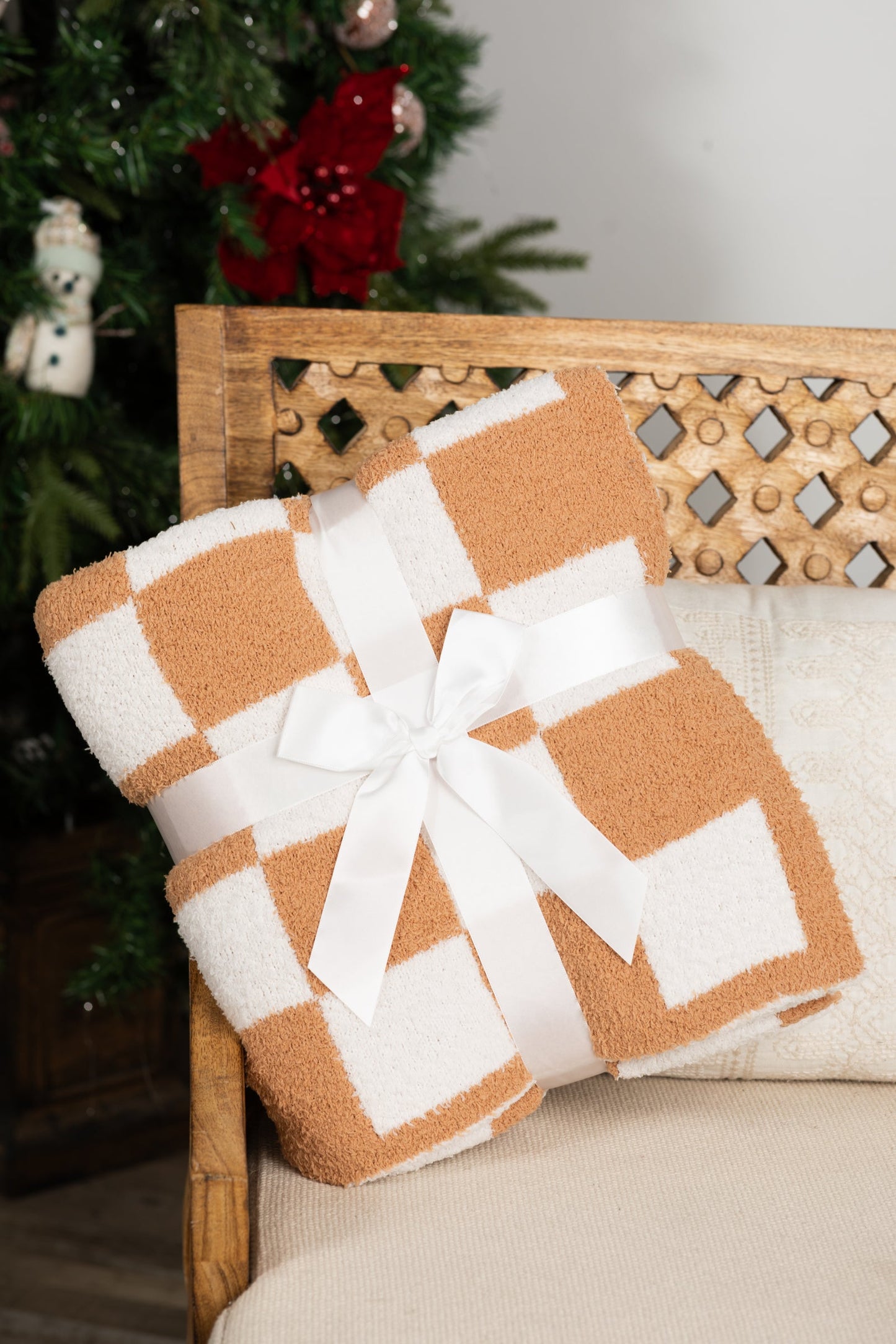 Checkerboard Luxury Soft Blanket