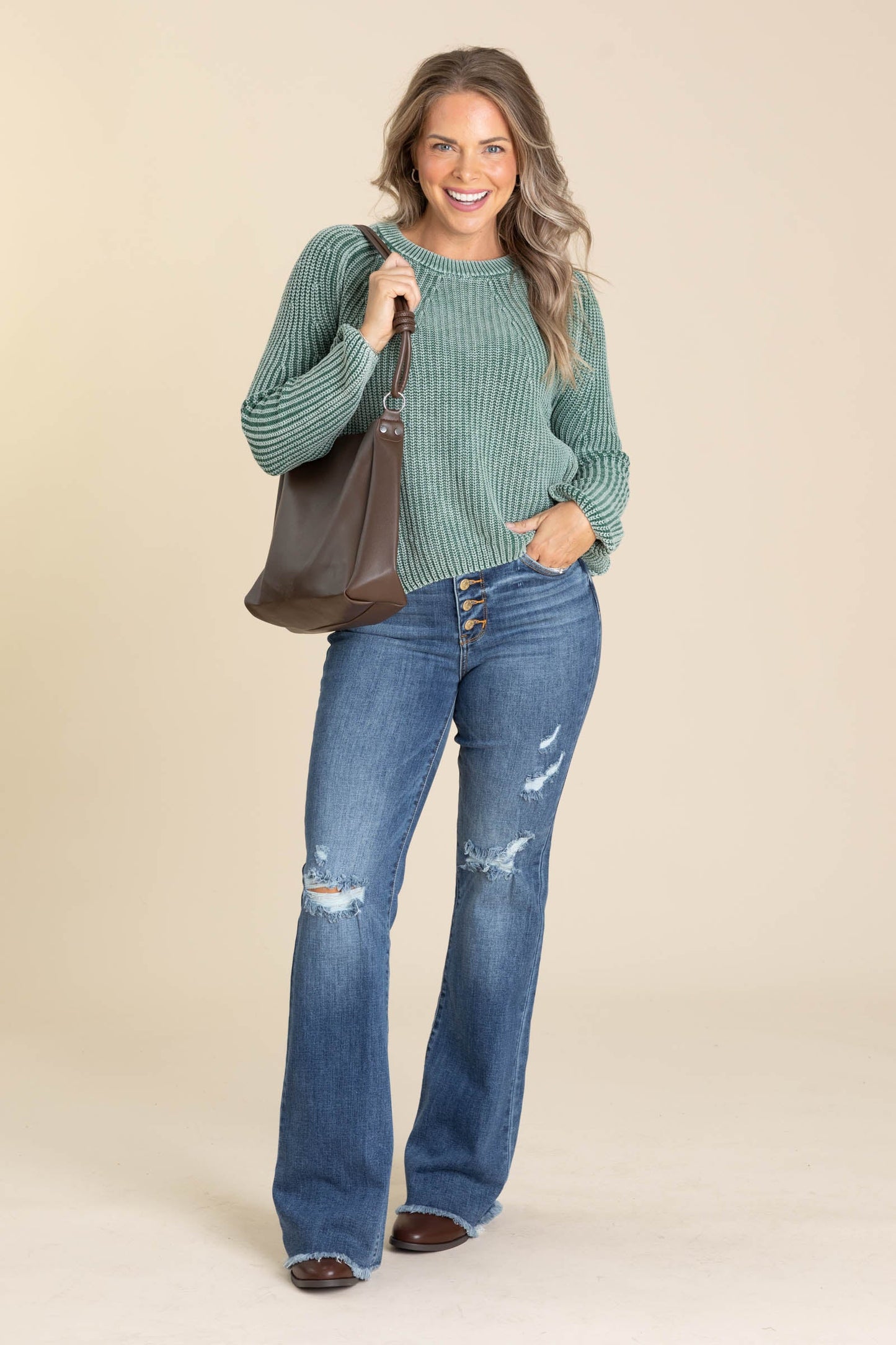 Brown Shoulder Tote Bag