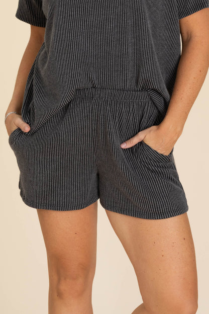 Comfy Rib Top and Short Sets