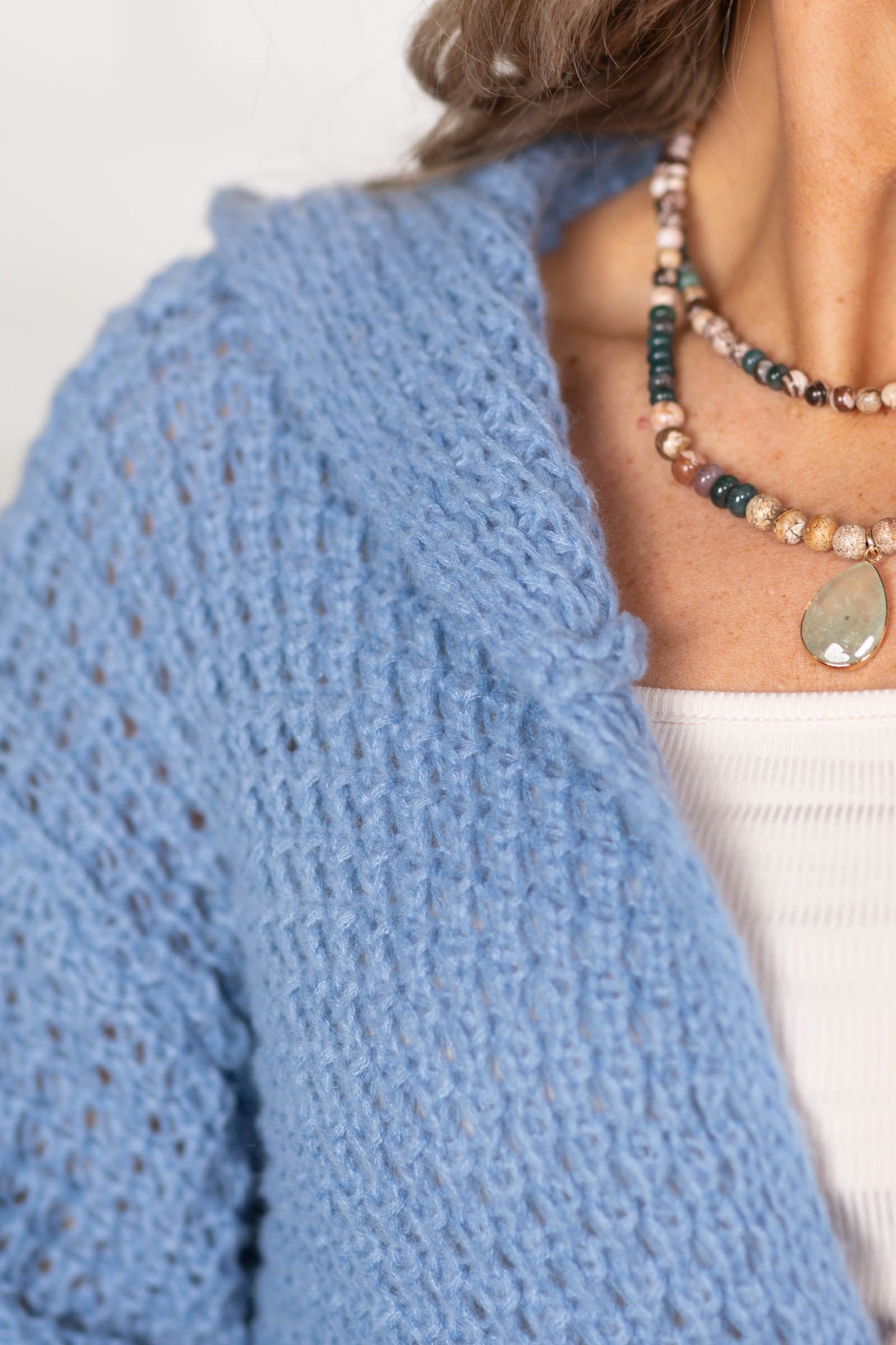 Cable Knit Hooded Cardigan