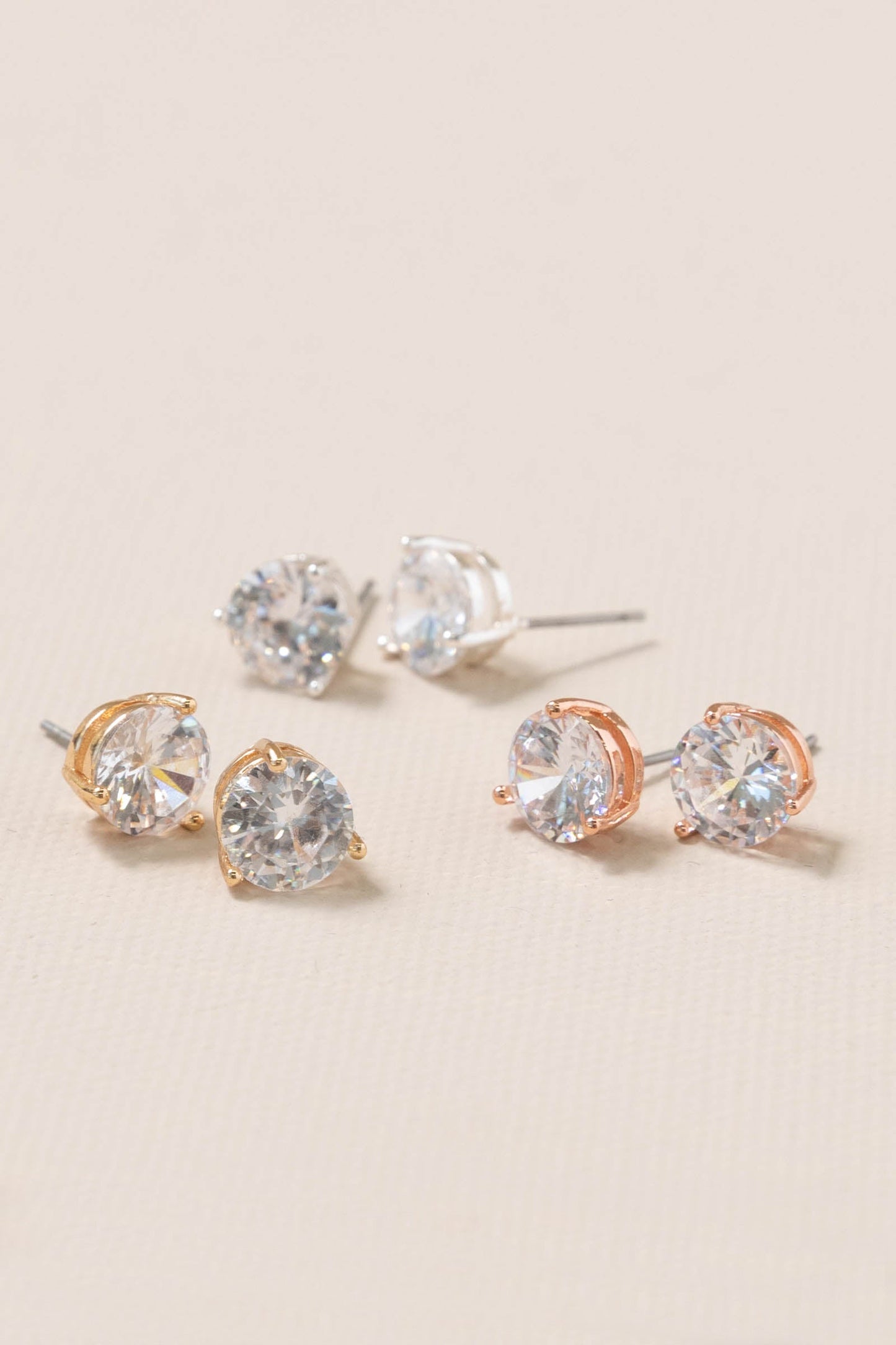 Classic Christy CZ Stud Earrings