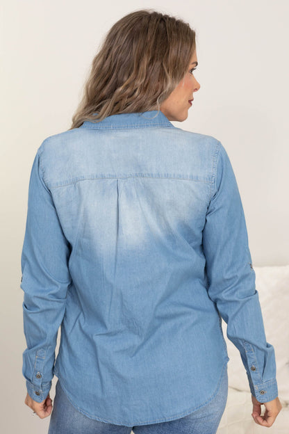 Chambray Button Down Shirt