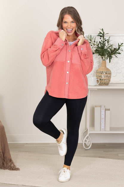 Coral Fleece Shacket