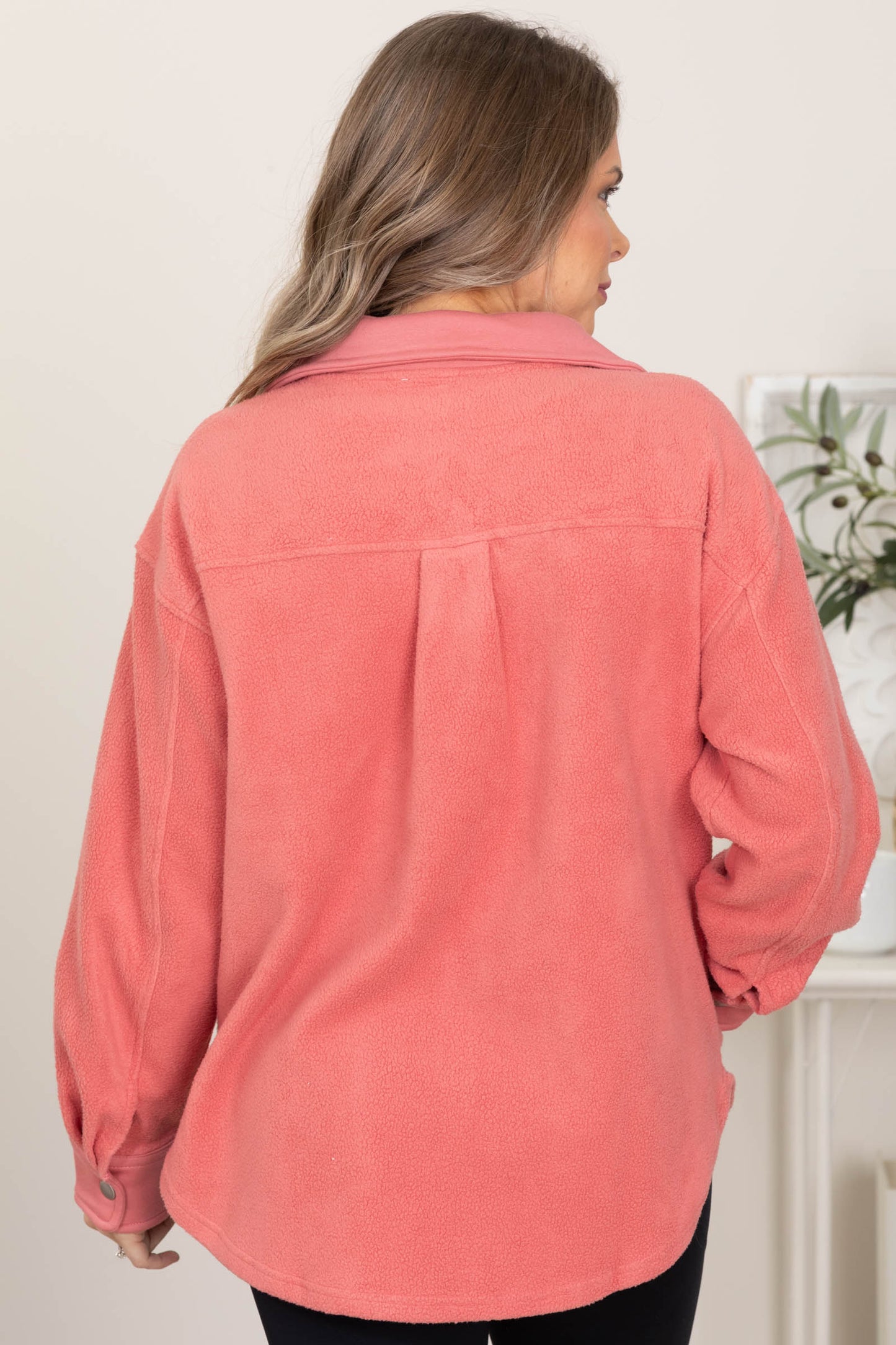 Coral Fleece Shacket