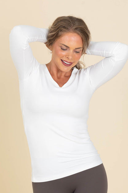 Butter Soft Long Sleeve V-Neck Top