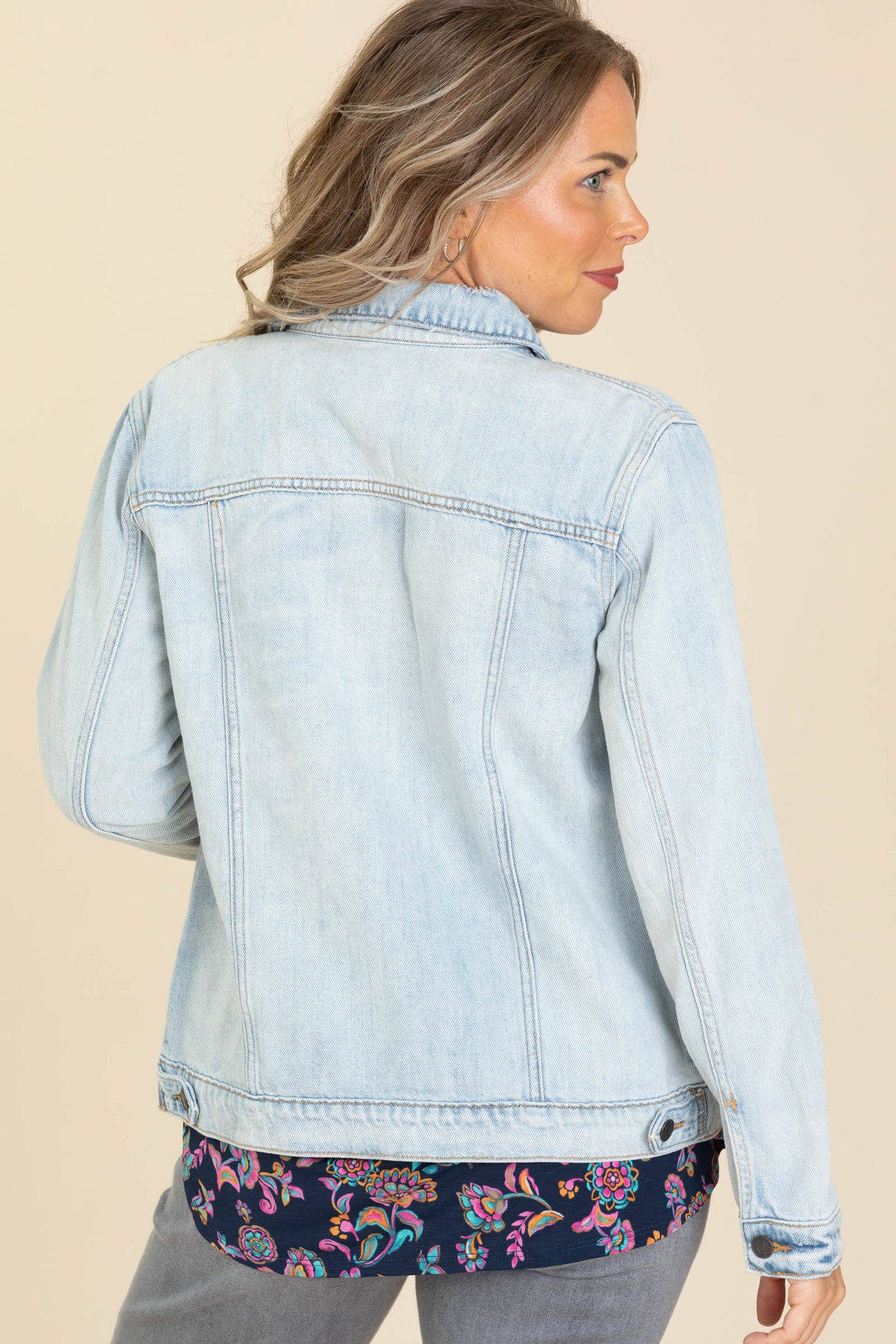 Cello Light Washed Denim Jacket