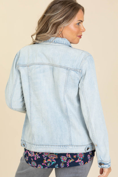 Cello Light Washed Denim Jacket