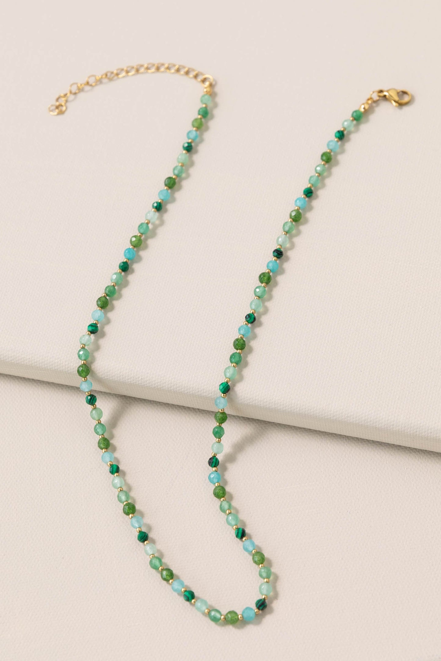 Candy Bead Dainty Gemstone Necklace