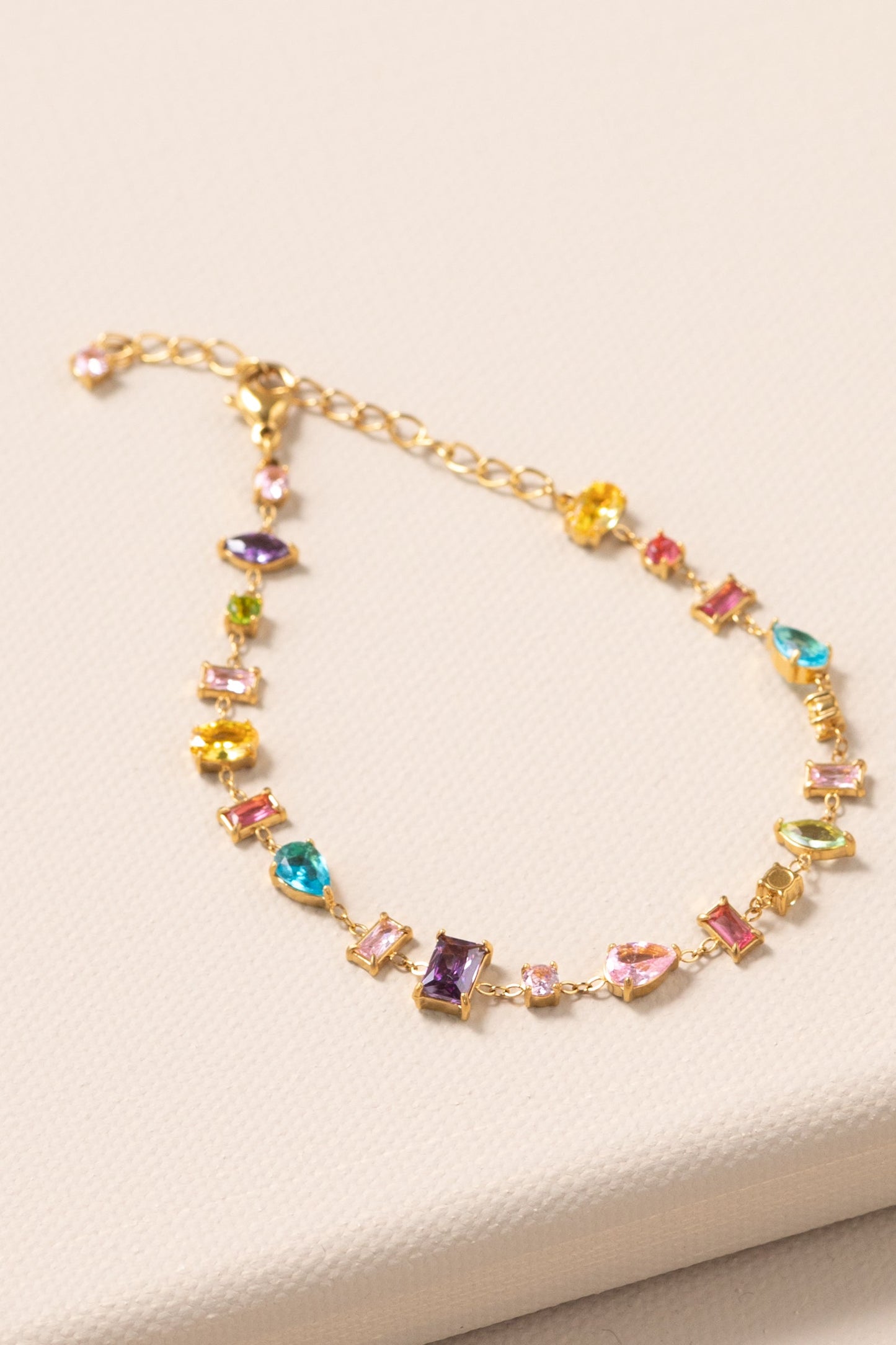 Colorful Gem Bracelets