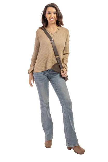 ALB Custom Beautiful Tomorrow Women's Open Knit Sweater