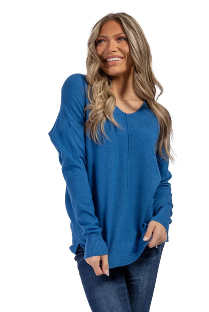 Women's Modern V-Neck Sweater
