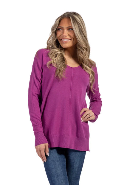 Women's Modern V-Neck Sweater