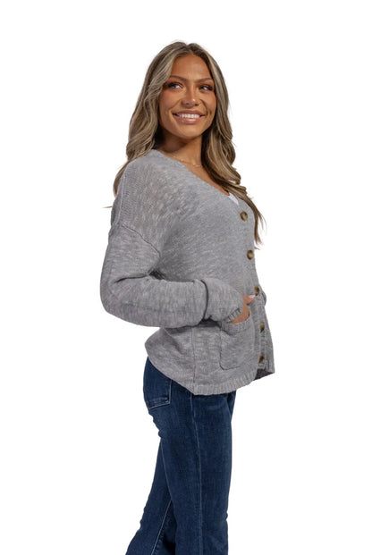 ALB Custom My Happy Place Women's Button Up Cardigan