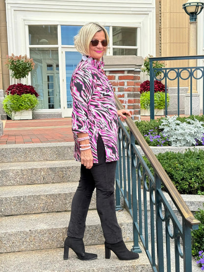 LULU-B SIZZLE PINK TUNIC