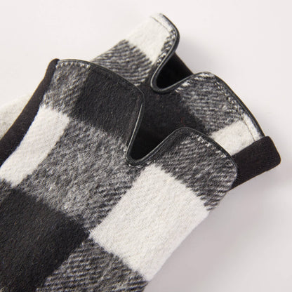 Buffalo Check Pattern Cozy Winter Gloves