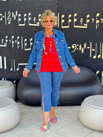 Ethyl Eyelet Elegance Jacket - Edison