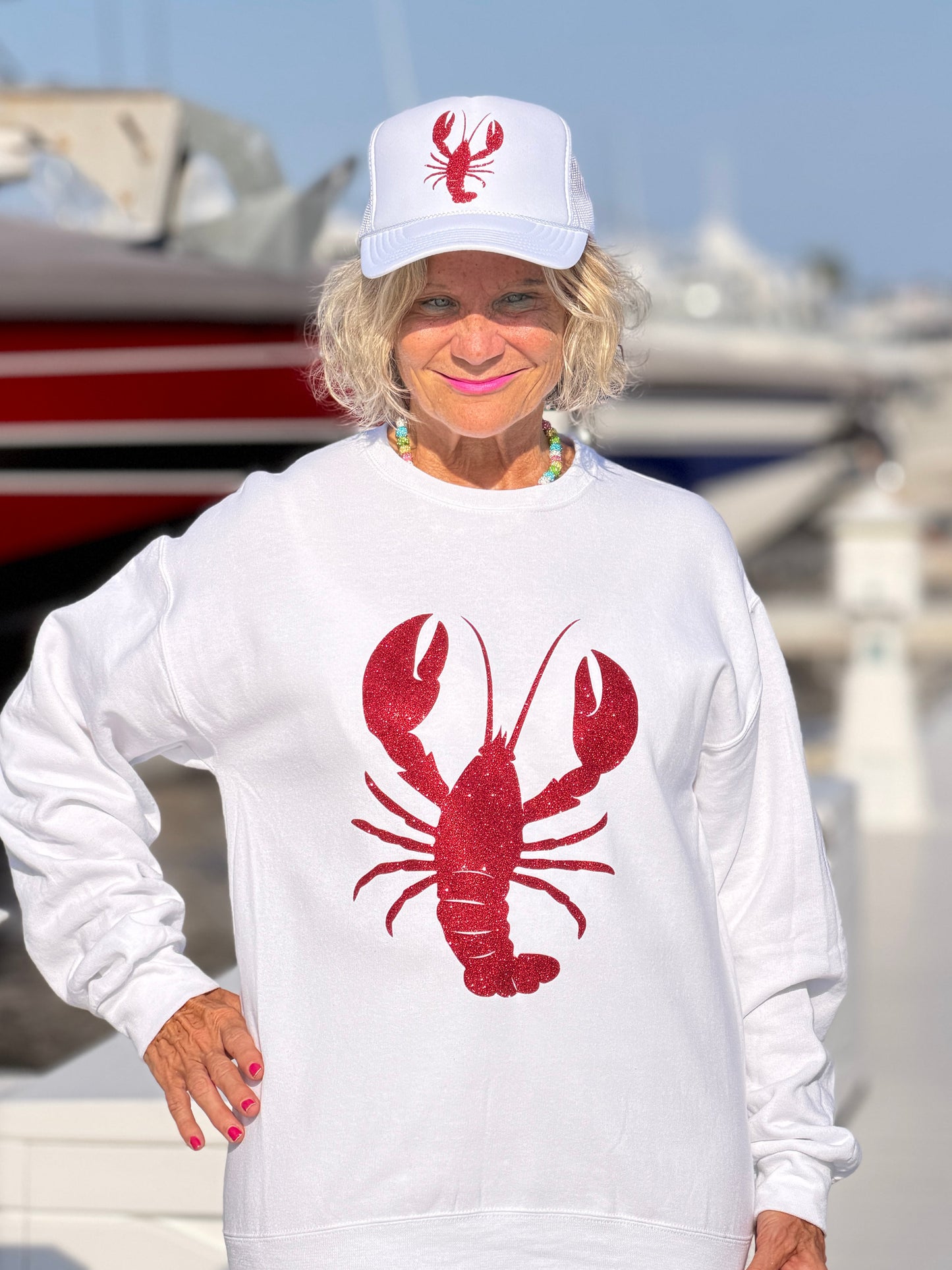LOBSTER GLITTER HAT