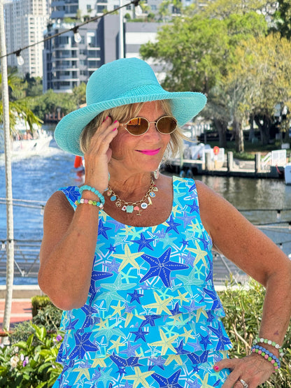 LULU B STARFISH SPLASH CHA CHA TANK
