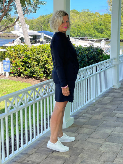 BLACK SKORT