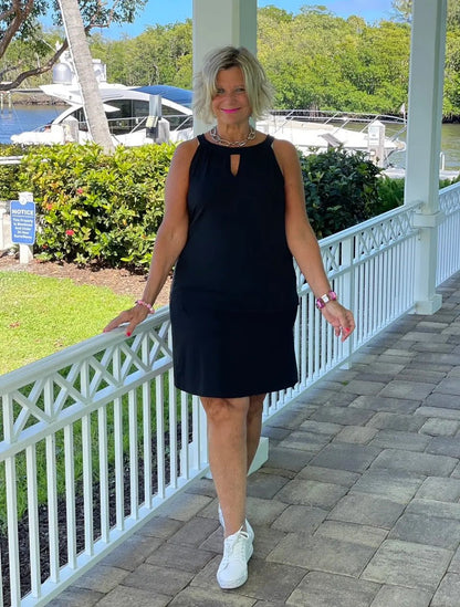 BLACK SKORT